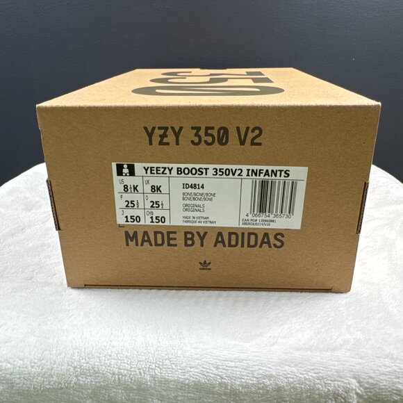 Yeezy Boost 350 V2 Infants ‘Bone’ – Size 8.5K - Picture 6 of 9